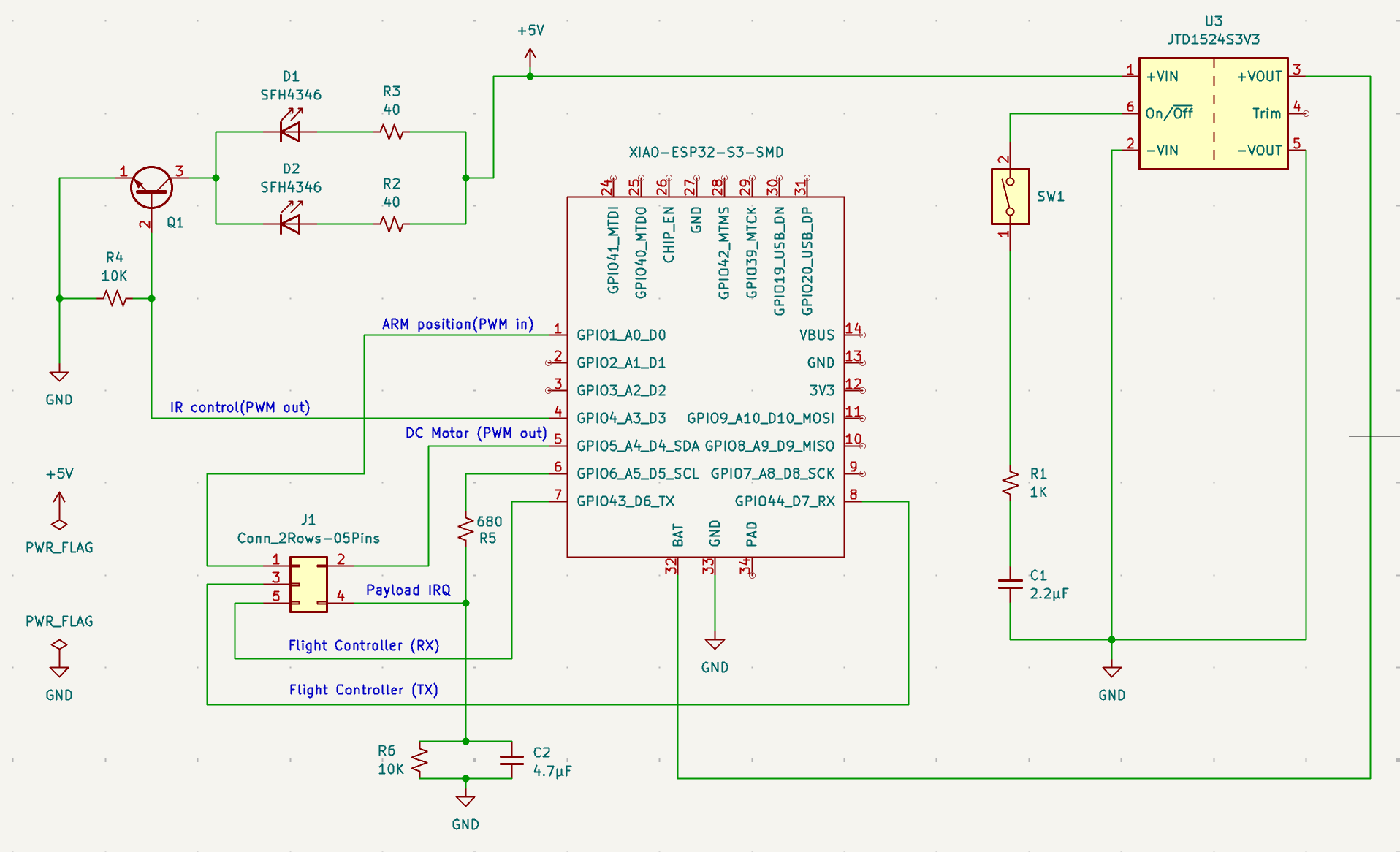 PCB electric schematic